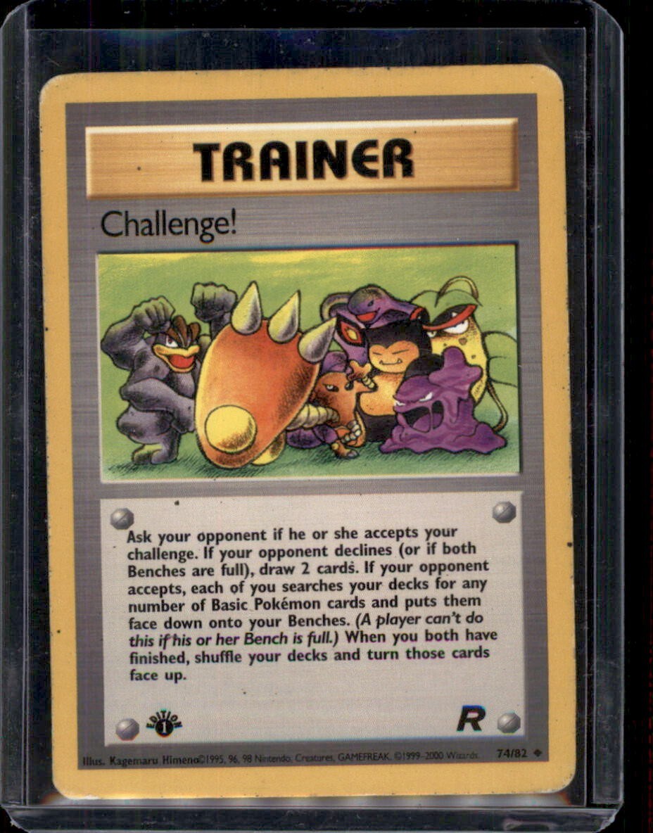 Challenge! 74/82 1st Edition Team Rocket Pokemon Card - HP