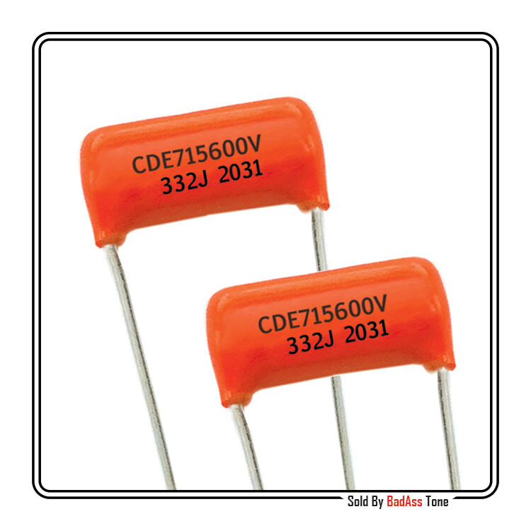 Composant &eacute;lectronique Haute Tension Condensateur 3,3nF 1600V Orange Drop 715P (type Sprague) - Neuf Pour Amplis Ou &eacute;lectronique Feu Stop 307