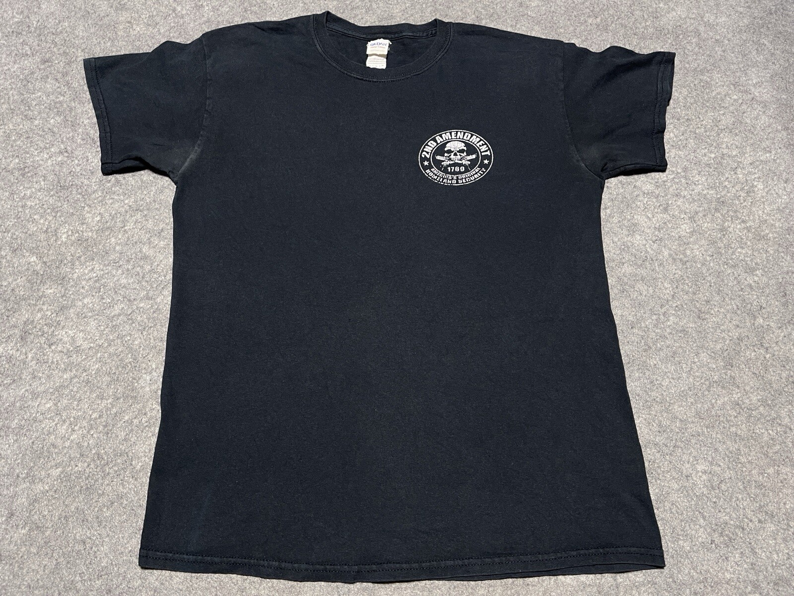 2nd Amendment Americas Security Cross Bones Black… - image 1