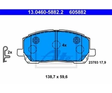 Brake pad set, disc brake Ate 13.0460-5882.2 for Lexus