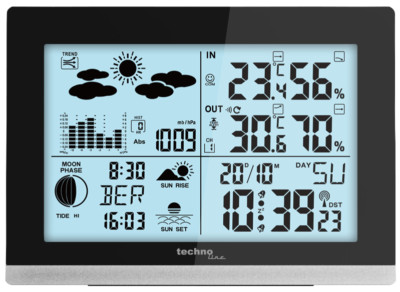 Technoline WS6762 Wetterstation schwarz/silber