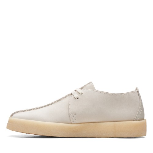 Copa Clarks Desert Trek para hombre gamuza blanca 26165824 - Imagen 5 de 8