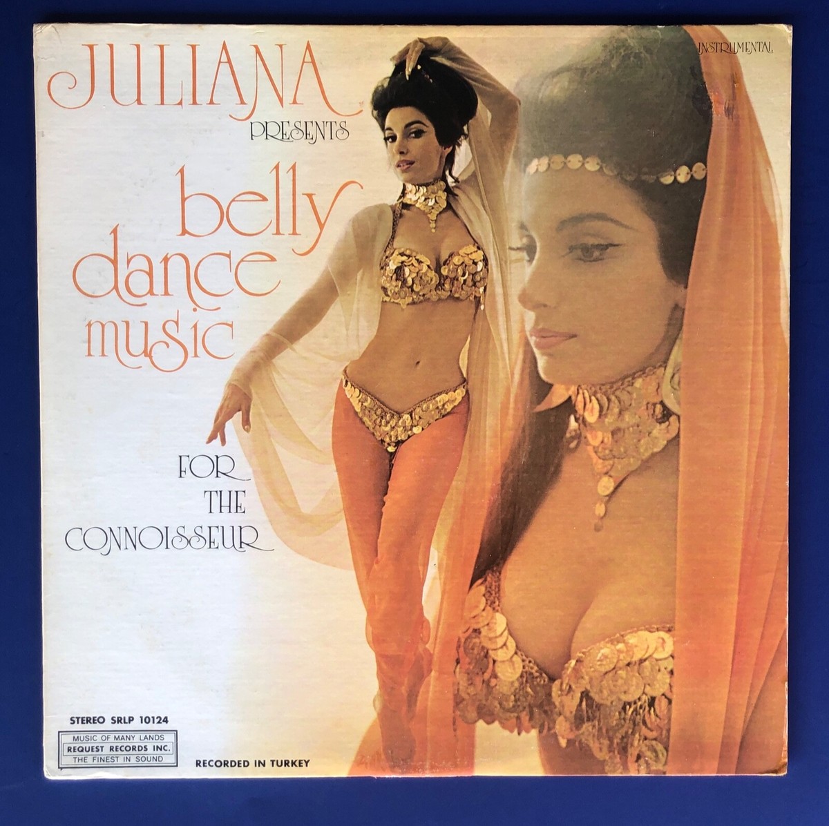 Juliana Presents Belly Dance Music Record / Belly Dancing Vinyl LP 