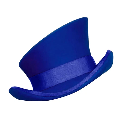 Kaschmir Mütze asymmetrisch Zylinder Unisex Steam Punk Wolle Party Kostüm Magic Cap - Bild 6 von 35