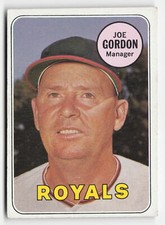 Joe Gordon 1969 Topps #484 Kansas City Royals GD-VG