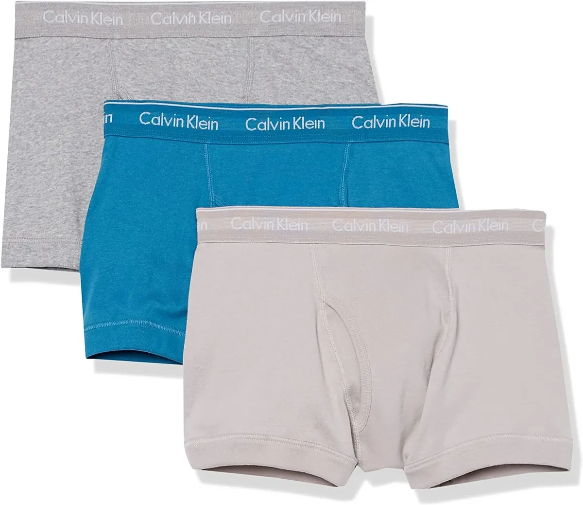 Calvin Klein Men's Underwear Cotton Classics 3-Pack Trunk