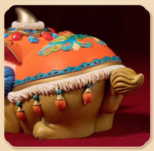 《吉祥如意醒狮》Chinesischer Stil Bronze Löwe Deko Kunstwerk Weihnachtsgeschenk - Bild 18 von 25