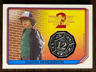 2019 Topps Stranger Things 2 CM-DD Dustin Henderson D&D Dice Medallion
