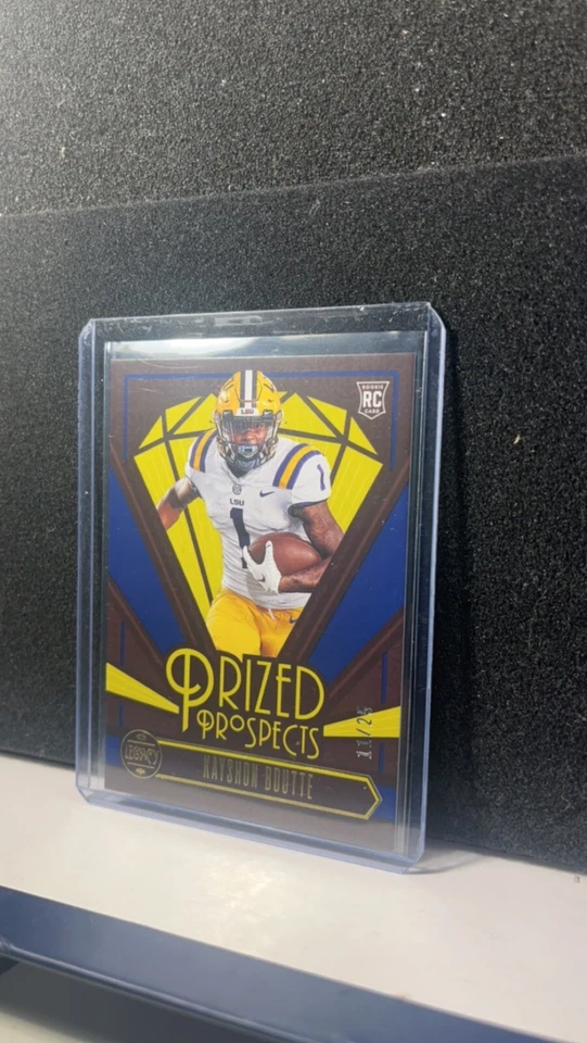 2023 NFL LEGACY RC KAYSHON BOUTTE PRIZED PROSPECTS 11/25 Rookie Card !! - Image 2 of 4