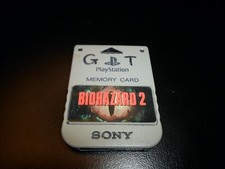 Tested Biohazard 2 Playstation 1 Memory Card Resident Evil Japan/US PS1 Official