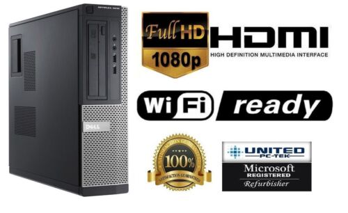 Dell OptiPlex Windows 7 Pro 3.1GHz PC Desktop 90 Day Warranty Wi-Fi 8GB DVD/RW - Picture 7 of 9