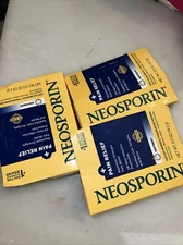 3 Neosporin First Aid Antibiotic Ointment 0.5oz Max Strength Pain Relief 09/24