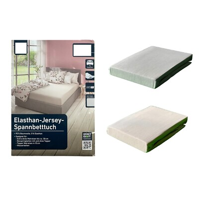 Luxus Elasthan-Jersey-Spannbetttuch Bettbezug Boxspringbett Wasserbett Bettlaken