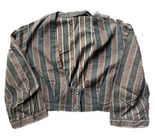 Antique civil war era 1860s Bodice Top calico