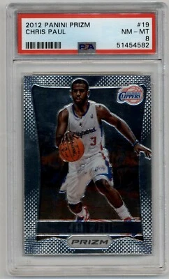 2012-13 Panini Prizm #19 Chris Paul PSA 8 Near Mint Mint 4582 - Image 1 of 2