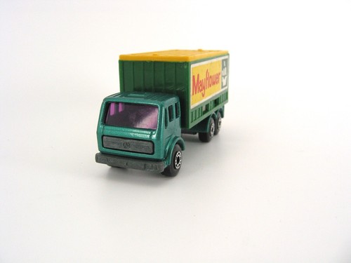 Matchbox Superfast Lesney MB ~ 1976/77 No.42 MERCEDES CONTAINER TRUCK Mayflower - Afbeelding 6 van 21