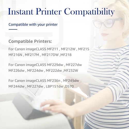 4PK CRG137 Kaseta z tonerem do Canon 137 ImageClass MF232w MF227dw MF249dw D570 - Zdjęcie 3 z 6