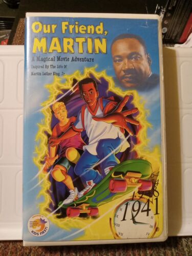 OUR FRIEND MARTIN Luther King Jr Animated Movie Life of VHS Video Tape DIC