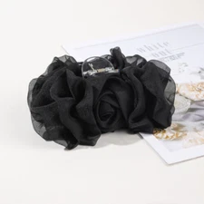 Large Chiffon Flower Bow Hair Claw Clip Hairgrip Hair Clamp Jaw Barrettes Women