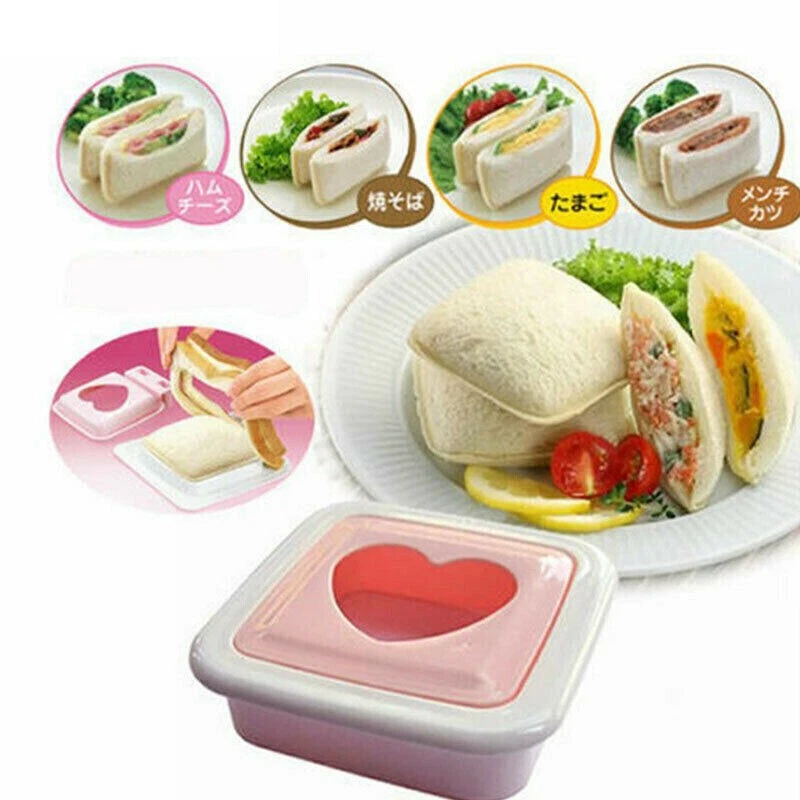 Cutter Sandwich Mould Love Heart Shape Love Heart Mold Bread Toast Portable DIY - Image 3 of 4