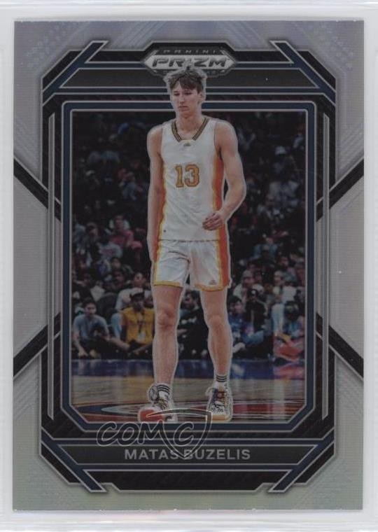 2023-24 Panini Prizm Draft Picks Silver Prizm Matas Buzelis #13 0d22