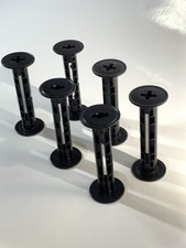 6 Empty Plastic 120 / 220 Film Spools for Medium Format Cameras