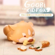 POP MART x OKluna Goobi the Kid Fox Series BEANIE 🦊🍖Vinyl Tan Fox Figure NEW