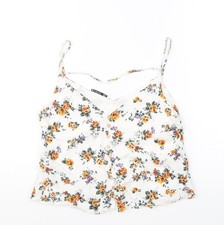 Damenbluse Stradivarius mehrfarbig Camisole UK Gr&ouml;&szlig;e S