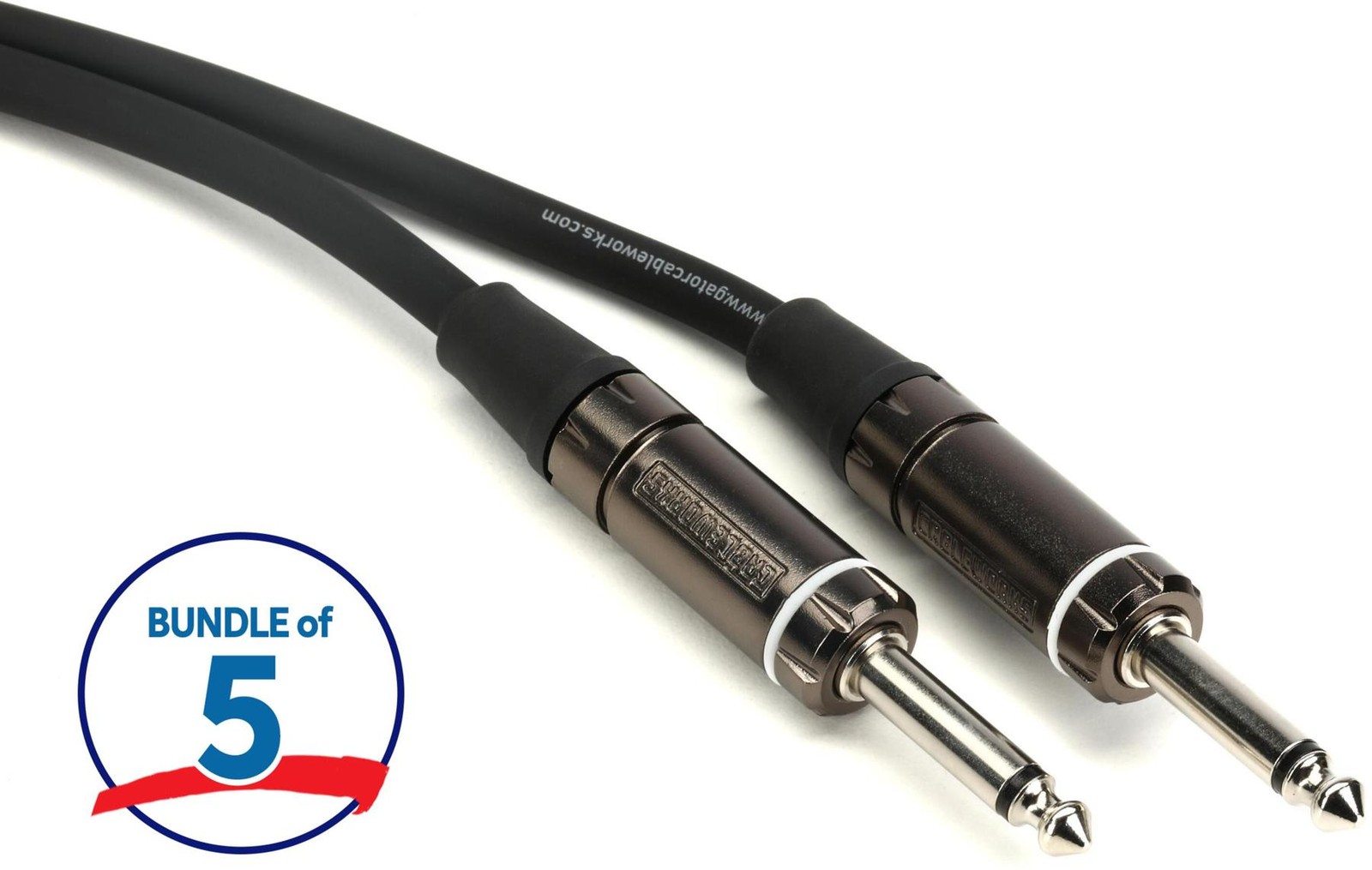 Серия кабелей Gator Cableworks Composer 14-дюймового разъема TS Male Straight to Straight 23490₽