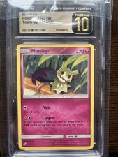 2019 Mimikyu Team Up 112/181 CGC Pristine 10 on eBay