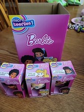 Micro Teenies Barbie Dolls Collection set of 3 1959 -1St Black-Totally Barbie