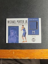2018-19 Panini Encased - Rookie Materials Michael Porter Jr. #RM-MP /99 (MEM,...