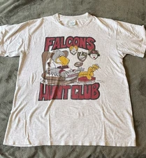 Vintage Atlanta Falcons 90s Tee Shirt Hunt Club Reprint  AN54905