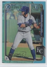 2015 Bowman Draft Chrome Sky Blue Refractor Roman Collins #122 0l2