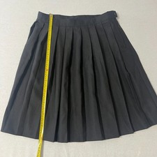 French Toast Girls Size 18 Navy Blue Pleated School Uniform Skirt Knee Length