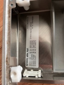 ELPW551-B Miele Spulmaschine Bedienfeld