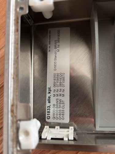 ELPW551-B Miele Spulmaschine Bedienfeld