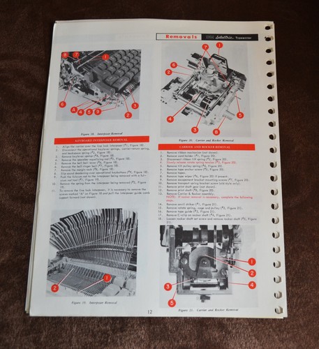 VTG 1963 ETD IBM Typewriter Series 72 Reference Manual - Picture 4 of 4