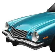 For Chevy Camaro 74-77 1-Pc Silver Hairline 8x6 mm Horizontal Billet Main Grille