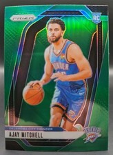 2024-25 Panini Prizm Green Ajay Mitchell RC #226 Thunder