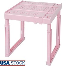 Adjustable Locker Shelf Stackable Durable Metal Storage Organizer Easy Assembly