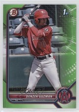 2022 Bowman Prospects Neon Green Border 313/399 Denzer Guzman #BP-138 16up