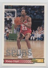 1992-93 Upper Deck International Italian Sleepy Floyd #165 0c4
