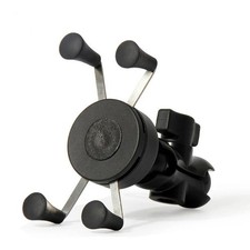Ram Motorcycle Bike Handlebar Rail Mount X-grip Holder Cell Mobile Phone Black