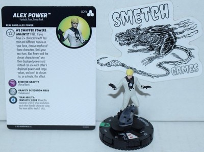 FFFF 029 Alex Power Uncommon Figure - Marvel Heroclix Future Foundation 2021