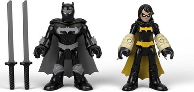 Imaginext DC Super Friends Black Bat and Ninja Batman Figure Set FTV07