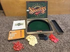 Vintage 1994 Sharp Shooters Dice Board Game Vintage Milton Bradley Complete