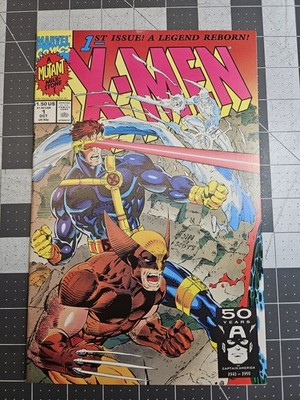 X-Men #1 (1991) Marvel Comics 1st Issue Jim Lee Wolverine Cyclops Iceman