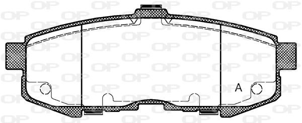 Plaquettes de frein avant pour Mazda MPV II 2.0 DI et 2.3