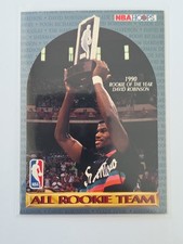 1990-91 NBA Hoops - All Rookie Team David Robinson, Tim Hardaway, Vlade Divac...